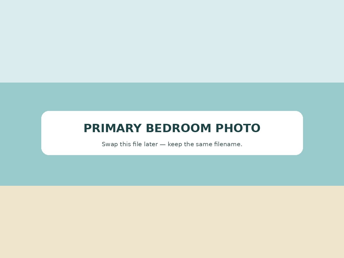 Primary bedroom at Keys Life Condo